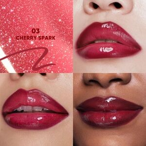 JudyDoll Cherry Spark Peel Off Stain and Plumping Oil Duo- cherry red, long wear